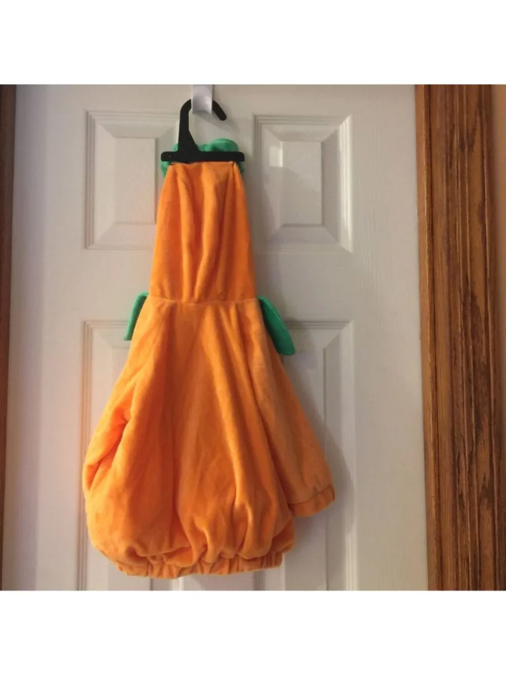 HYDE & EEK! Boutique Infant 0-6 Months Hooded Plush Pumpkin Jack-o-Lantern Costu